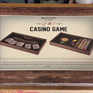 Buxton 2 in 1 Casino Game